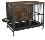 Multifunctional Dog Cage Furniture With Removable Trays